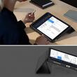 Lemontti Husa Flex Trifold iPad 11 inch 2025 cu suport pentru Pencil, Negru