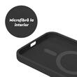 Lemontti Husa Liquid Silicon MagCharge iPhone 15 Plus Negru (protectie 360°, material fin, captusit cu microfibra)