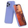 Lemontti Husa Liquid Silicon MagCharge iPhone 15 Pro Max Lila (protectie 360°, material fin, captusit cu microfibra)