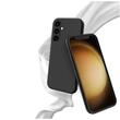Lemontti Husa Silicon Soft Slim Samsung Galaxy A05s Negru (material mat si fin, captusit cu microfibra)
