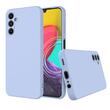 Lemontti Husa Silicon Soft Slim Samsung Galaxy A14 5G Lila (material mat si fin, captusit cu microfibra)