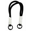 Lemontti Snur de mana pentru telefon Braided, 26cm, Negru / Alb