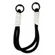 Lemontti Snur de mana pentru telefon Braided, 26cm, Negru / Alb