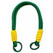 Lemontti Snur de mana pentru telefon Braided, 26cm, Verde / Galben