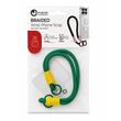 Lemontti Snur de mana pentru telefon Braided, 26cm, Verde / Galben