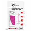 Lemontti Suport Silicon Duo cu ventuze pentru telefon Magenta