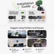 Lisen Pachet Suport auto W608 Pro cu Incarcare wireless + incarcator auto, 25W, Qi2.2, prindere ventuza, cablu Type-C la Type-C, Negru