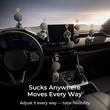 Lisen Pachet Suport auto W608 Pro cu Incarcare wireless + incarcator auto, 25W, Qi2.2, prindere ventuza, cablu Type-C la Type-C, Negru