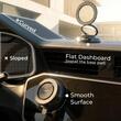 Lisen Suport auto Magnetic A611, prindere la bord si parbriz, rotatie reglabila la 360°, pliabil, magneti puternici, Negru