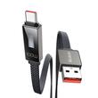 Mcdodo Cablu USB la Type-C Rhythm LED, Fast Charging, 6A, 1.2m, Negru