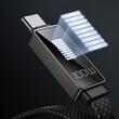 Mcdodo Cablu USB la Type-C Rhythm LED, Fast Charging, 6A, 1.2m, Negru