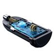 Mcdodo Set Incarcator Auto 1xType-C Fast Charging PD 30W, cablu Type-C la Lightning 1.2m Negru