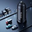 Mcdodo Set Incarcator Auto 1xType-C Fast Charging PD 30W, cablu Type-C la Lightning 1.2m Negru