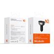 Mcdodo Incarcator Auto 2xType-C si 1xUSB, Prism Series, Digital Display, PD Fast Charging, 128W, Negru