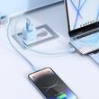 Mcdodo Incarcator Retea Dual Port Type-C si USB-A Dichromatic, Fast Charging PD 33W, Albastru