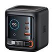 Mcdodo Set Incarcator Retea GaN Fast Charge 100W si cablu Type-C retractabil 1m, FreeGo,  2x Type-C + 1x USB-A, afișaj digital, Negru