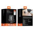 Mcdodo Set Incarcator Retea GaN Fast Charge 100W si cablu Type-C retractabil 1m, FreeGo,  2x Type-C + 1x USB-A, afișaj digital, Negru