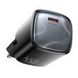 Mcdodo Set Incarcator Retea Nano Series GaN Fast Charge 45W, 1x Type-C si cablu Type-C-Type-C 1.2m, Negru