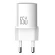 Mcdodo Set Incarcator Retea Nano Series GaN Fast Charge 65W, 1x Type-C si cablu Type-C-Type-C 1.2m, Alb