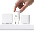 Mcdodo Set Incarcator Retea Nano Series GaN Fast Charge 65W, 1x Type-C si cablu Type-C-Type-C 1.2m, Alb