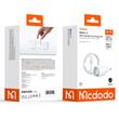 Mcdodo Set Incarcator Retea Nano Series GaN Fast Charge 65W, 1x Type-C si cablu Type-C-Type-C 1.2m, Alb