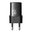 Mcdodo Set Incarcator Retea Nano Series GaN Fast Charge 65W, 1x Type-C si cablu Type-C-Type-C 1.2m, Negru