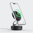 Mcdodo Suport auto cu Incarcare wireless prindere la bord 15 W , fixare sigură, fixare magnetică cu ventuză, rotație 360°, Negru