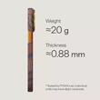 Pitaka Husa Breath of Veins Aramida Magsafe iPhone 17 Pro Burning Orange