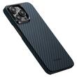 Pitaka Husa MagEZ 4 Aramida 1500D iPhone 15 Pro, MagSafe Negru / Albastru