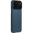 Pitaka Husa MagEZ 7 1500D Ultra-Slim Aramida Magsafe iPhone 17 Pro Max Negru / Albastru