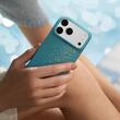 Pitaka Husa Ultra-Slim Aramida Glinds of Gold Magsafe iPhone 18 Pro / 17 Pro Lucid Blue