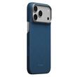 Pitaka Husa Ultra-Slim Argyle Aramida Magsafe iPhone 18 Pro / 17 Pro Abyss Blue