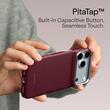 Pitaka Husa Ultra-Slim Argyle Aramida Magsafe iPhone 18 Pro Max / 17 Pro Max Burgundy