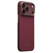 Pitaka Husa Ultra-Slim Argyle Aramida Magsafe iPhone 18 Pro Max / 17 Pro Max Burgundy