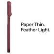Pitaka Husa Ultra-Slim Argyle Aramida Magsafe iPhone 18 Pro Max / 17 Pro Max Burgundy