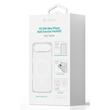 Devia Set 4 in 1 iPhone Air Incarcator retea GaN PD 30W + husa silicon Magsafe + folie sticla Military-Grade cu aplicator + folie sticla camera