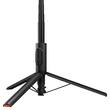 Spigen Selfie Stick cu Trepied Stabil, Bluetooth V5.0, telecomanda, pliabil, cu paduri din silicon antiderapante, Negru