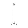 Spigen Selfie Stick cu Trepied Stabil, Bluetooth V5.0, telecomanda, pliabil, cu paduri din silicon antiderapante, Negru