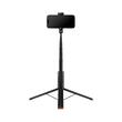 Spigen Selfie Stick cu Trepied Stabil, Bluetooth V5.0, telecomanda, pliabil, cu paduri din silicon antiderapante, Negru