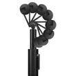 Spigen Selfie Stick cu Trepied Stabil, Bluetooth V5.0, telecomanda, pliabil, cu paduri din silicon antiderapante, Negru