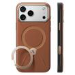 Torras Husa QPRO Leather Series iPhone 18 Pro / 17 Pro Brown