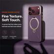 Torras Husa QPRO Leather Series iPhone 18 Pro / 17 Pro Purple