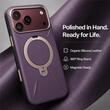 Torras Husa QPRO Leather Series iPhone 18 Pro / 17 Pro Purple