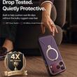 Torras Husa QPRO Leather Series iPhone 18 Pro Max / 17 Pro Max Purple