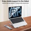 Yesido Suport laptop pentru birou, design stabil si reglabil pe 7 niveluri de inaltime, pentru laptopuri de 13-20 inch, Argintiu