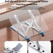 Yesido Suport laptop pentru birou, design stabil si reglabil pe 7 niveluri de inaltime, pentru laptopuri de 13-20 inch, Argintiu