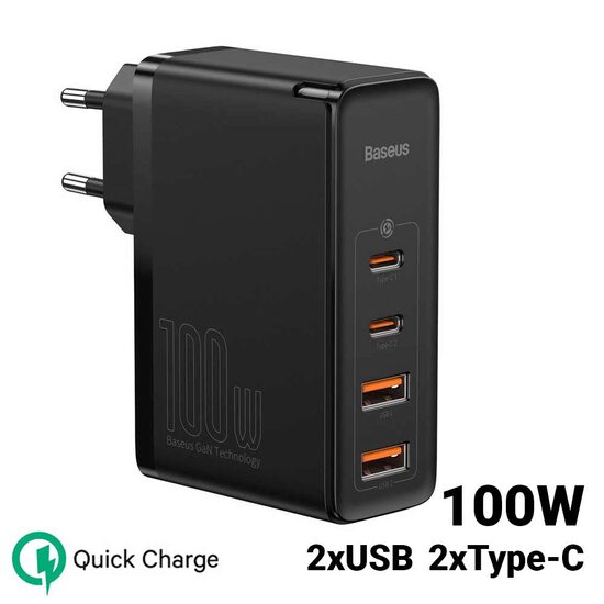 Incarcator Retea Baseus GaN2 Pro Quick Charge Black