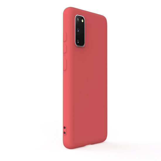 Husa Samsung Galaxy S20 Lemontti Silicon Soft Slim Santa Red