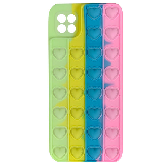 Husa Samsung Galaxy A22 4G Lemontti Heart Pop it Multicolor 4