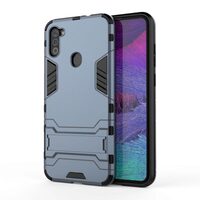 Husa Samsung Galaxy A11 Lemontti Shockproof Case Navy Blue